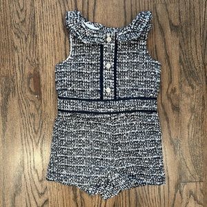 Janie and Jack tweed romper 12-18 months